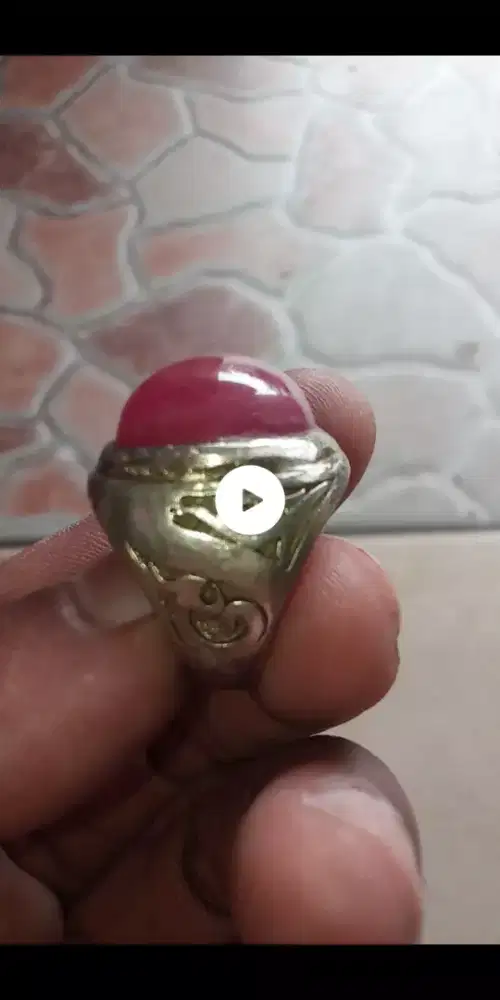 Batu Ruby Pigeon blood ring Perak