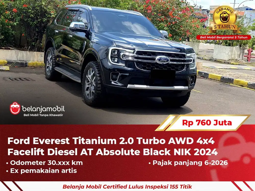 [ 4x4 ] Ford Everest Titanium 2.0 Turbo AWD Facelift Diesel 2024/2025