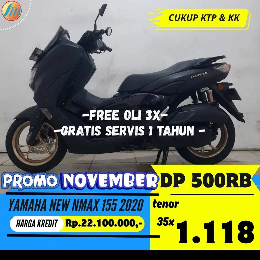 DP PROMO 500RIBU YAMAHA NEW NMAX 155 2020 ANGSURAN SANGAT TERJANGKAU