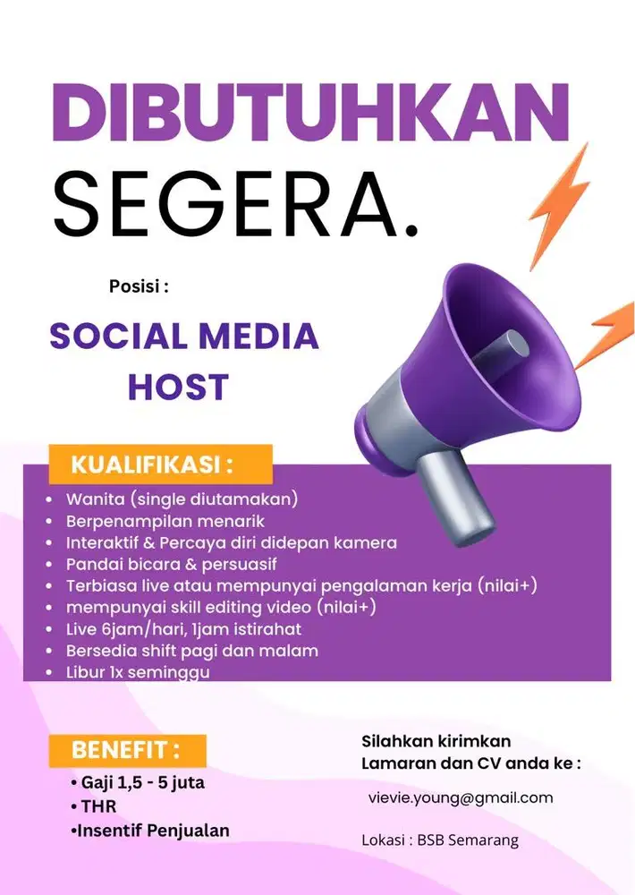 Host Live Sosial Media