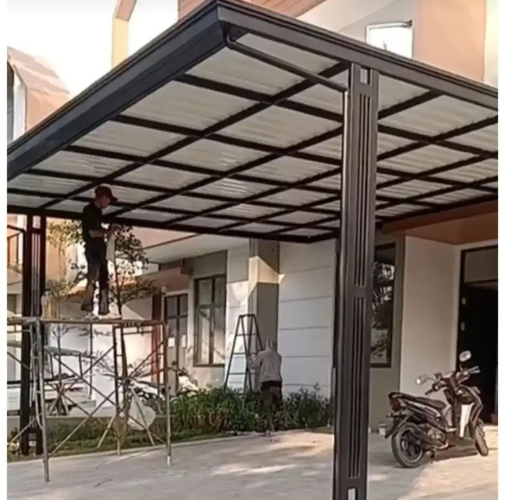 Kanopi atap alderon rs