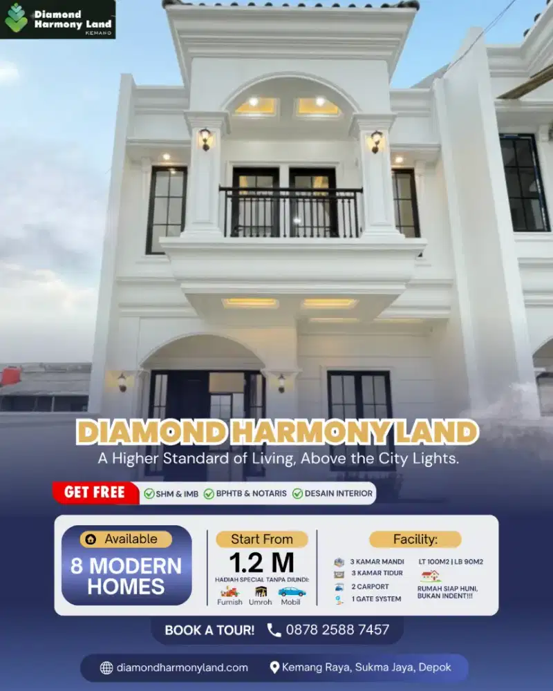 Dijual Rumah 2 Lantai Di Depok Daerah Strategis