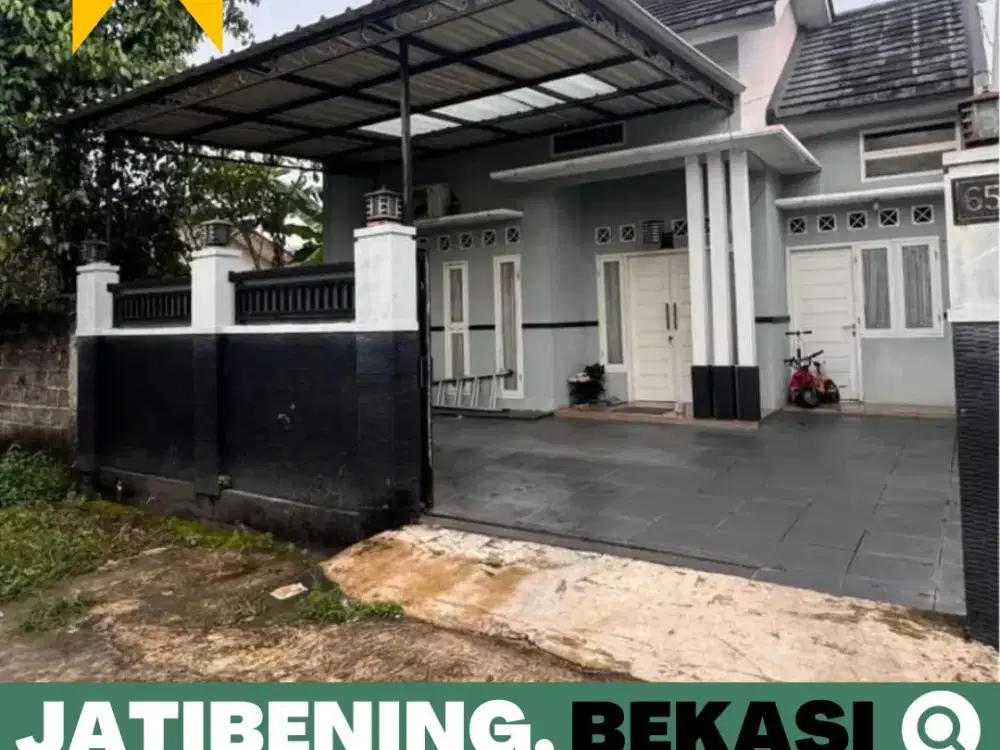 Rumahh dijual Murah Luas, Jl.Ratna, Bekasi dekat Tol dan LRT Jatibening