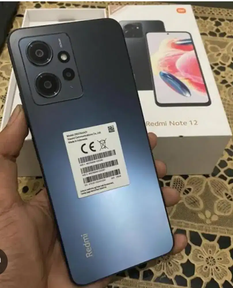 Murah hp Redmi Note 12 6/128 LKP, BS TT