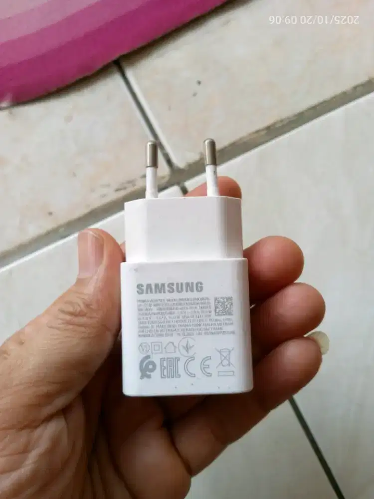 Kepala casan Samsung 15 watt c to c ORI bekas bawaan