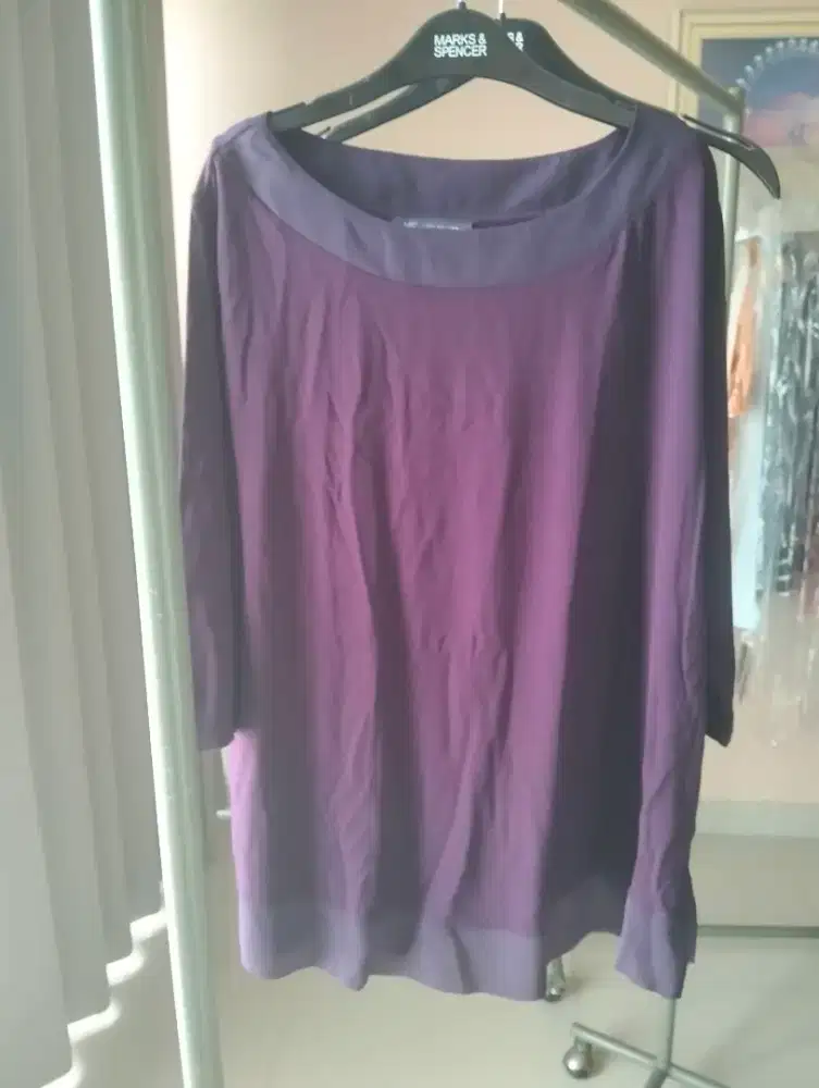 Atasan Ungu Marks & Spencer