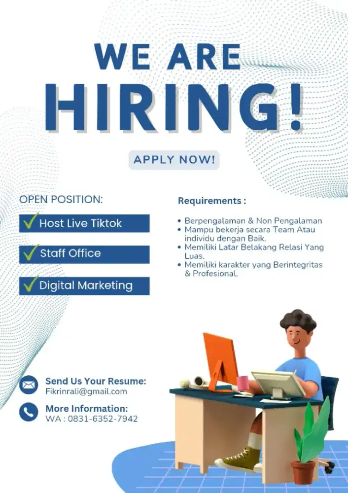 Di butuhkan segera dan seceatnya