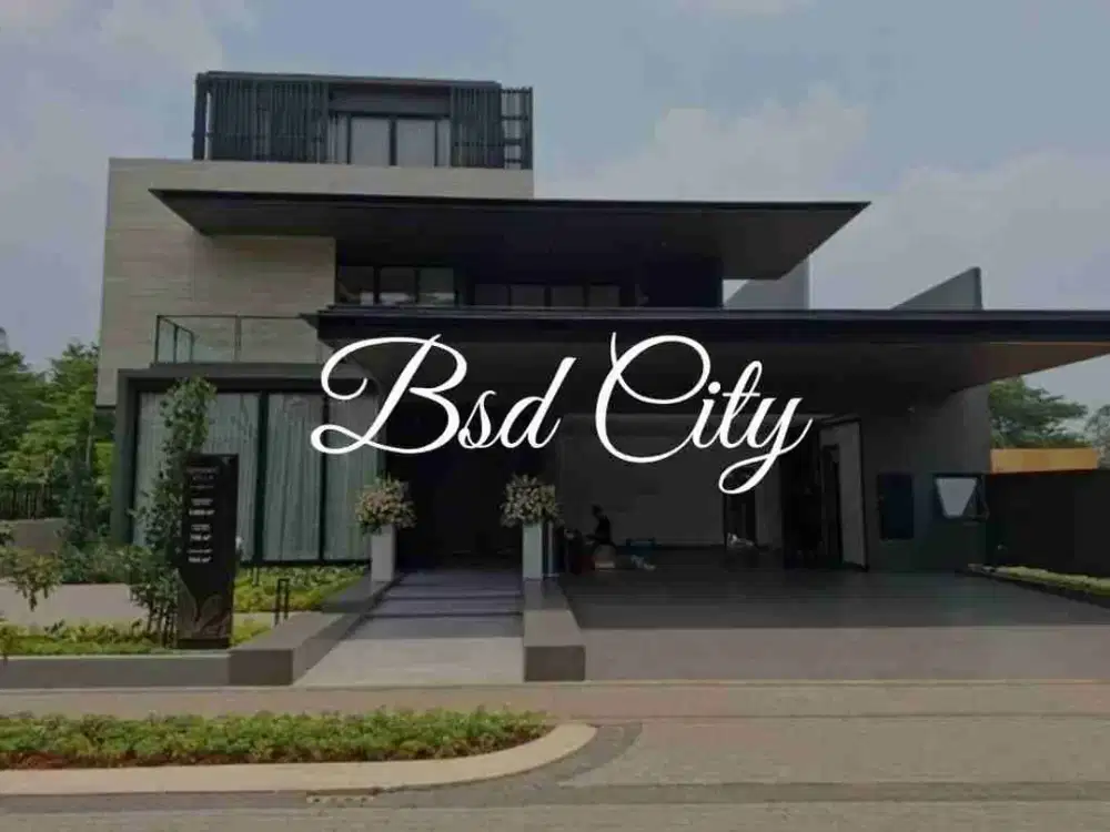 DIJUAL RUMAH BOTANIC VILLA AT NAVAPARK BSD CITY BUMI SERPONG DAMAI TANGERANG SELATAN