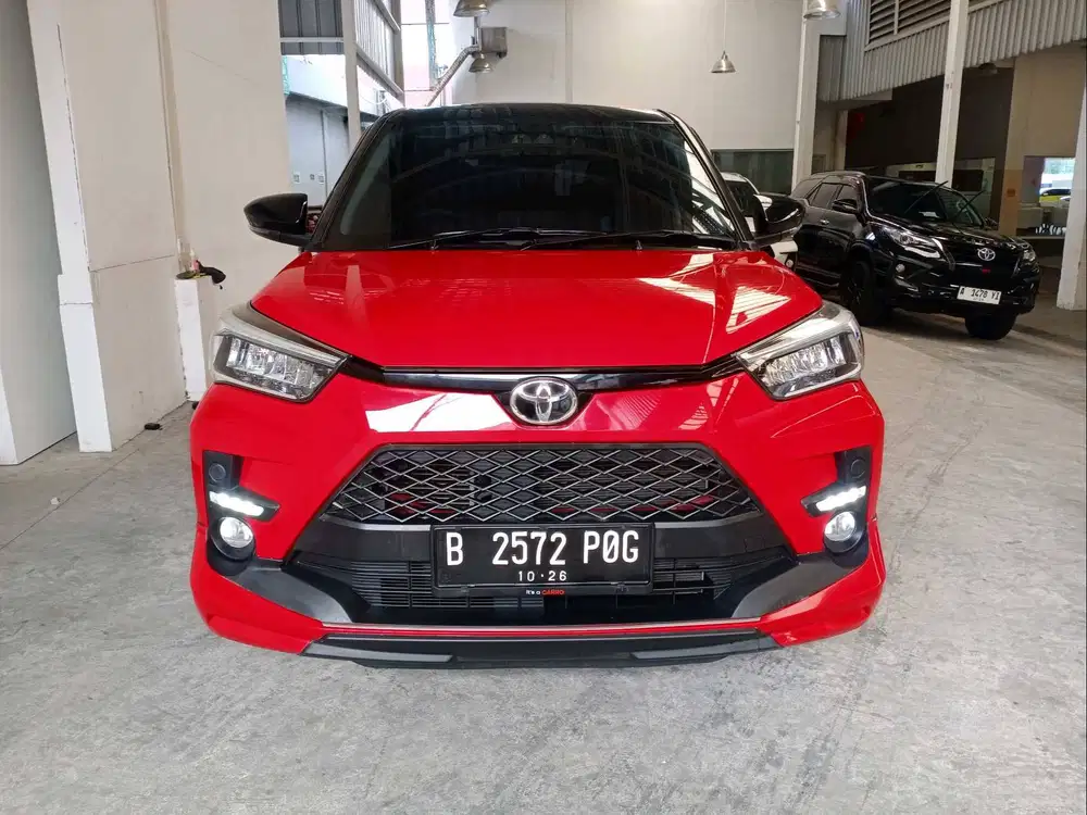 Toyota Raize 1.0T GR Sport TSS AT 2021 Merah PREMIUM B2572POG