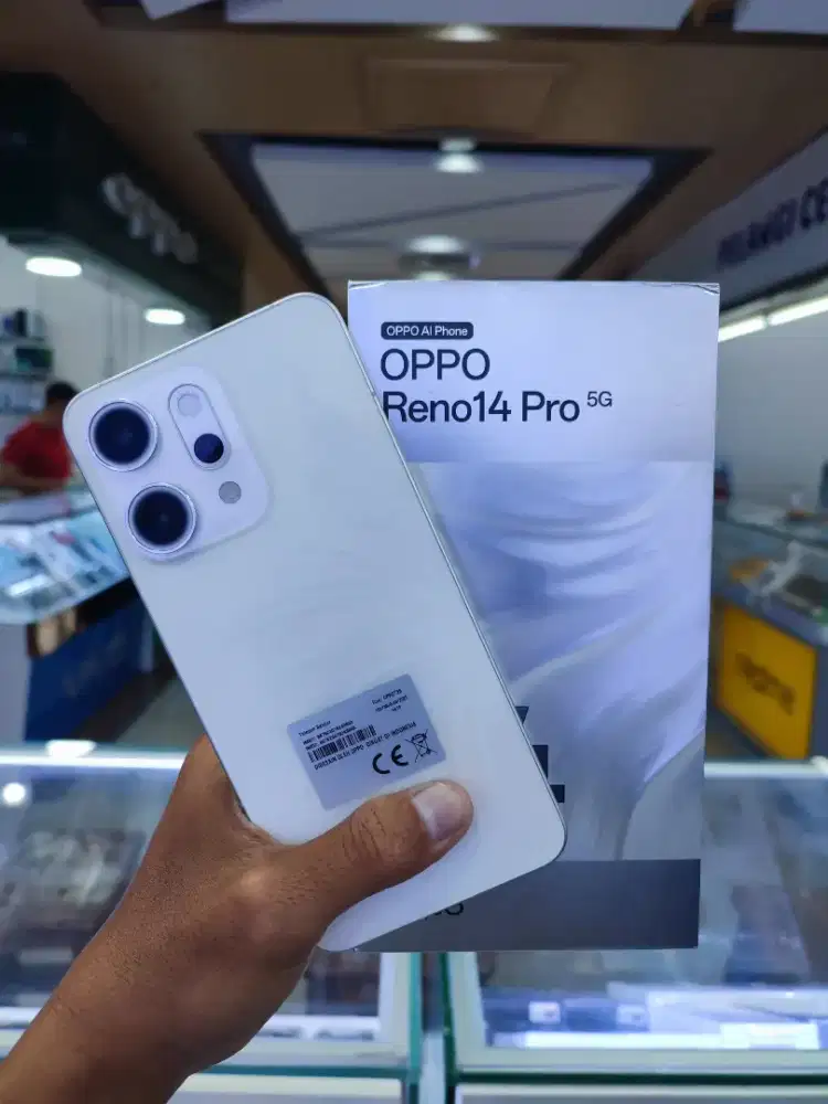 Oppo Reno 14 Pro 5g 12/512 White Kondisi 100% Mulus Super Perfect