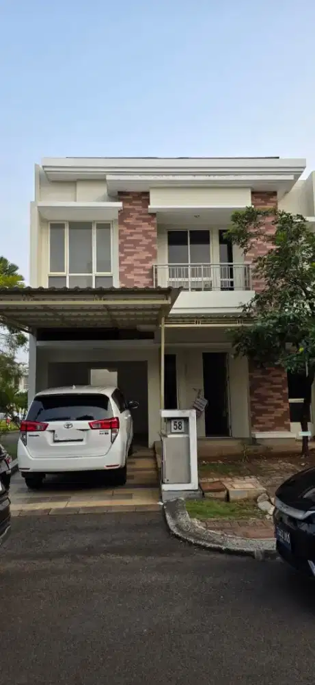 Disewakan rumah cluster faraday sumarecon gading serpong siap huni