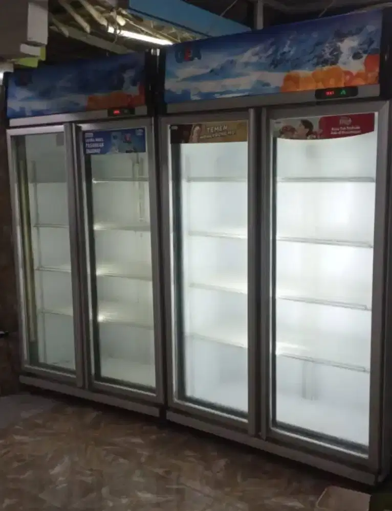 jual berbagay merk Showcase & freezer