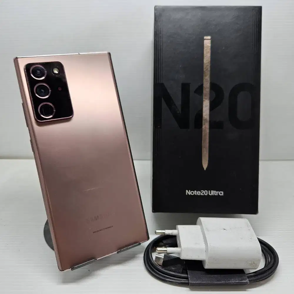 TERMURAH! SAMSUNG GALAXY NOTE 20 ULTRA 8/256 BRONZE EX SEIN LCD MULUS