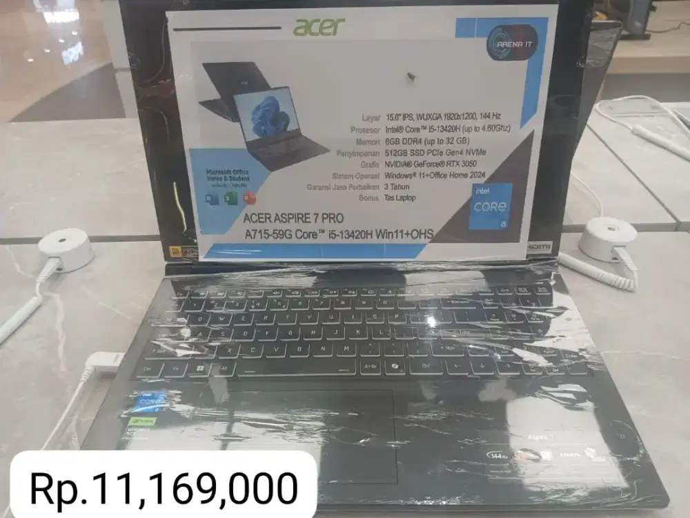 Promo kredit laptop acwr aspire 7 pro cicilan bebas 2kali angsuran