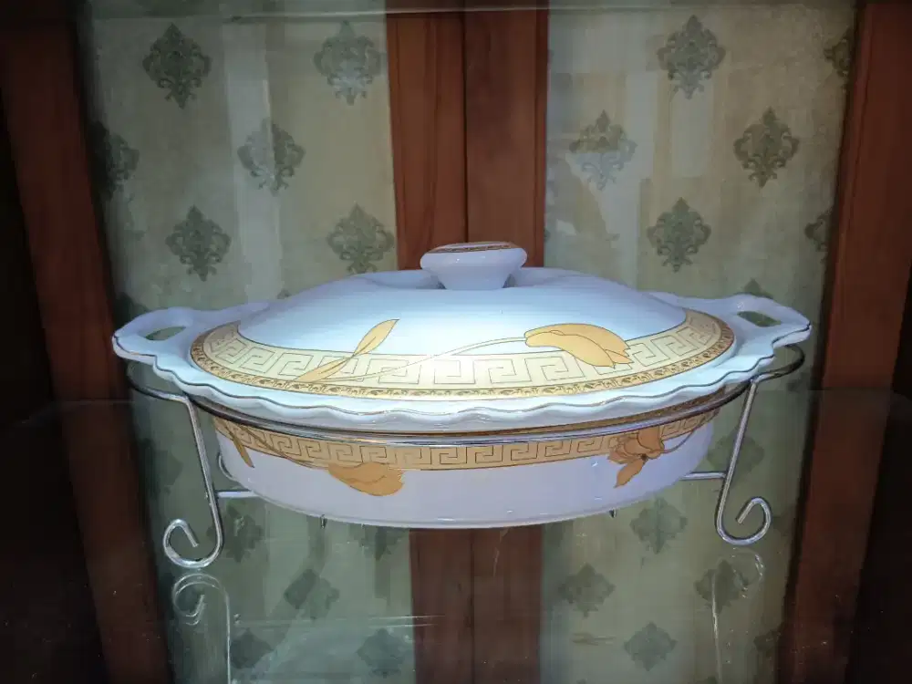 Vicenza wadah saji prasmanan plus penghangat