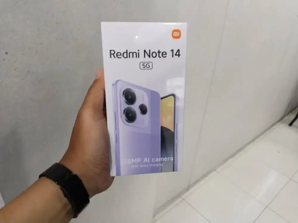 REDMI NOTE 14 5G RAM 12/512GB PROMO 256GB, GARANSI 15BULAN