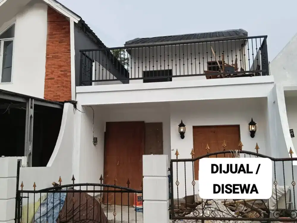 DISEWA RUMAH TAHUNAN BARU RENOV 2 LANTAI MURAH GRIYA ALAM SENTUL CITY SG116