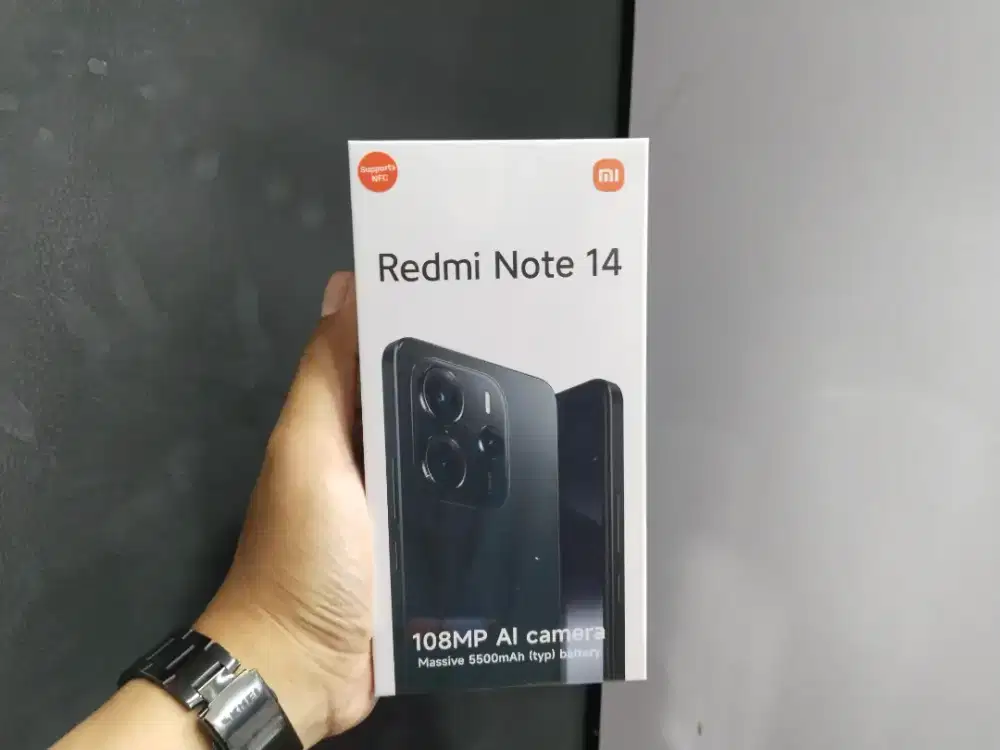 REDMI NOTE 14 RAM 8/256GB PROMO 128GB, GARANSI 15BULAN