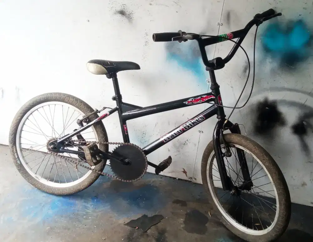 Sepeda bmx 20in rem pakem