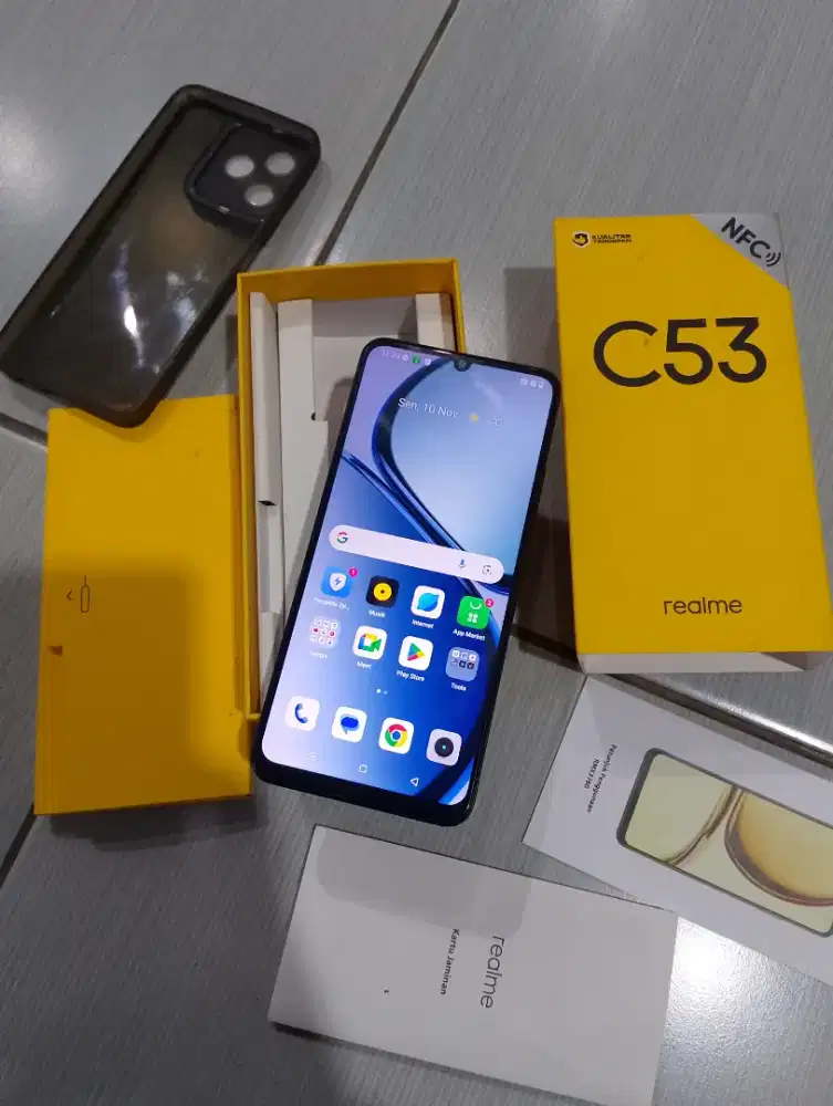 Realme c53 ram 6/128 fullset NFC