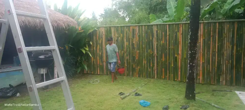 Pagar bambu berkualitas