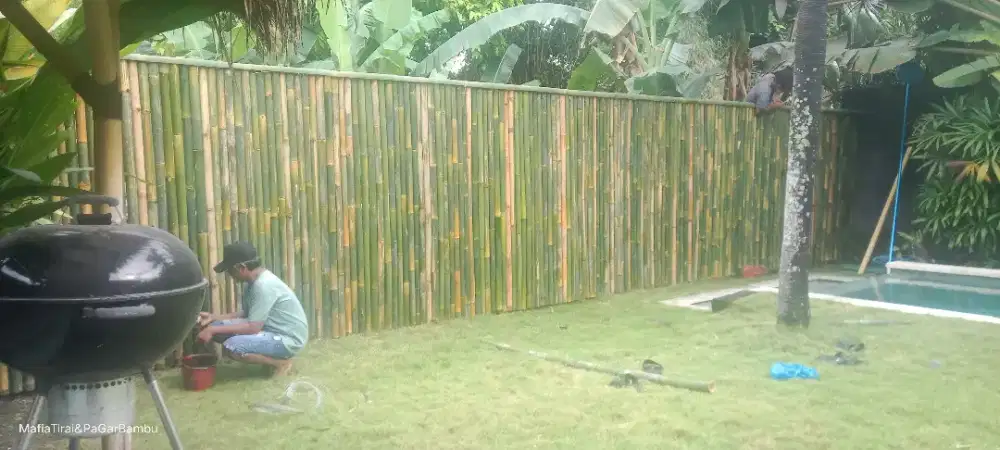 Pagar bambu berkualitas