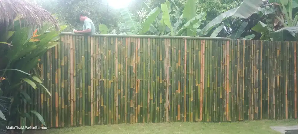 Pagar bambu berkualitas