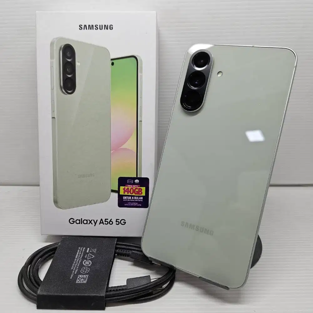 LIKE NEW 99% GARANSI ON SAMSUNG GALAXY A56 5G 8/256 OLIVE NO MINUS LEN
