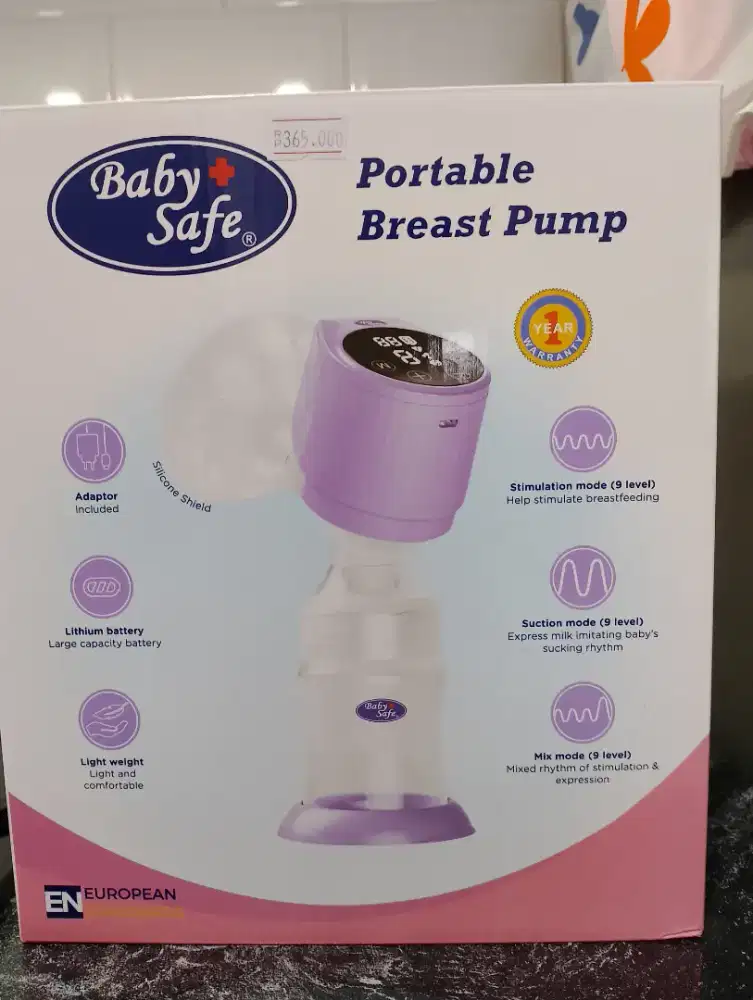 Portabel Breast pump 'Baby Safe'