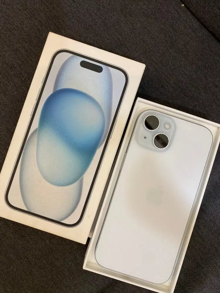 IPHONE 15 128GB BLUE GARANSI RESMI INDONESIA