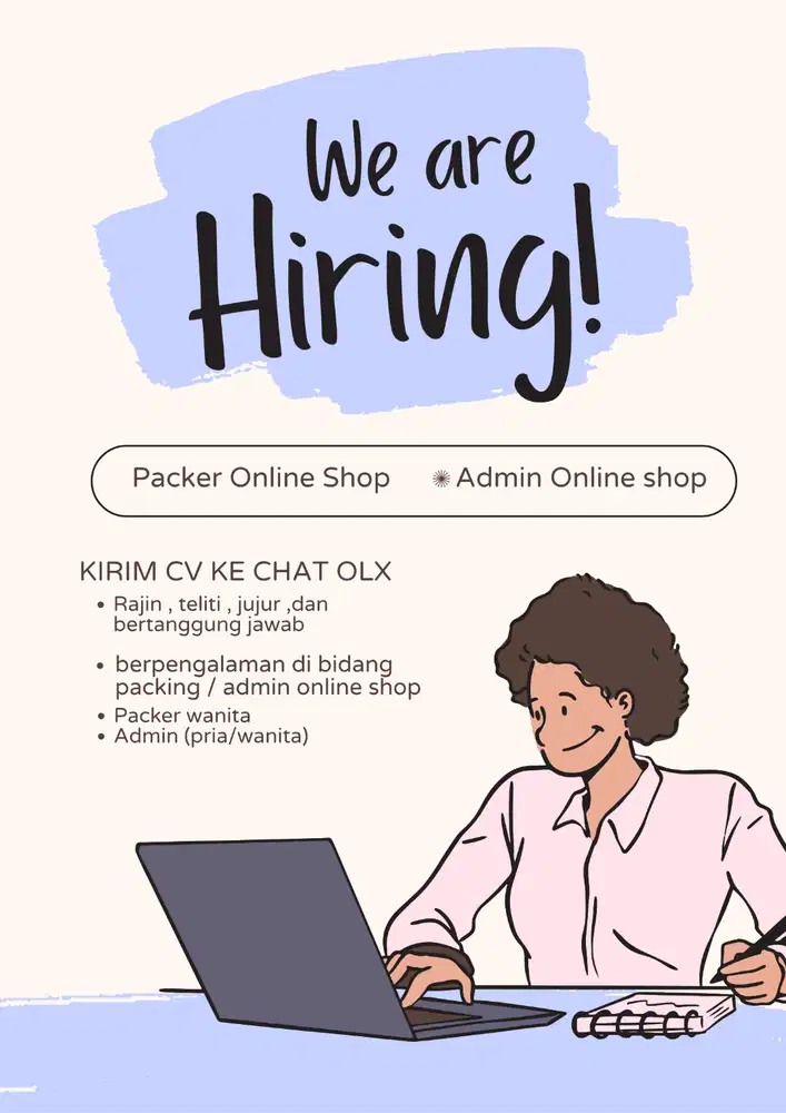 Dicari Packer Admin Online shop daerah Pantai indah kapuk