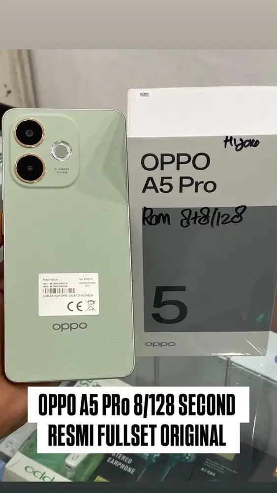 OPPO A5 PRo 8/128gb SECOND RESMI FULLSET ORIGINAL