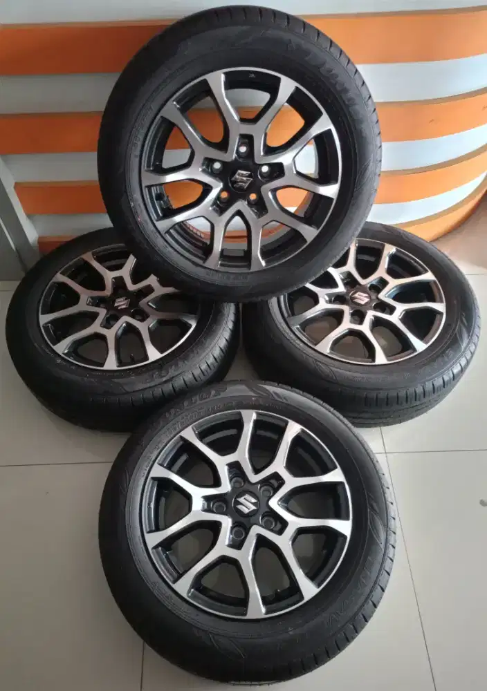 Dijual Velg OEM XL7 Ring16 Pcd5x114.3 & Ban Dunlop 195/60/16 Nik 2025.