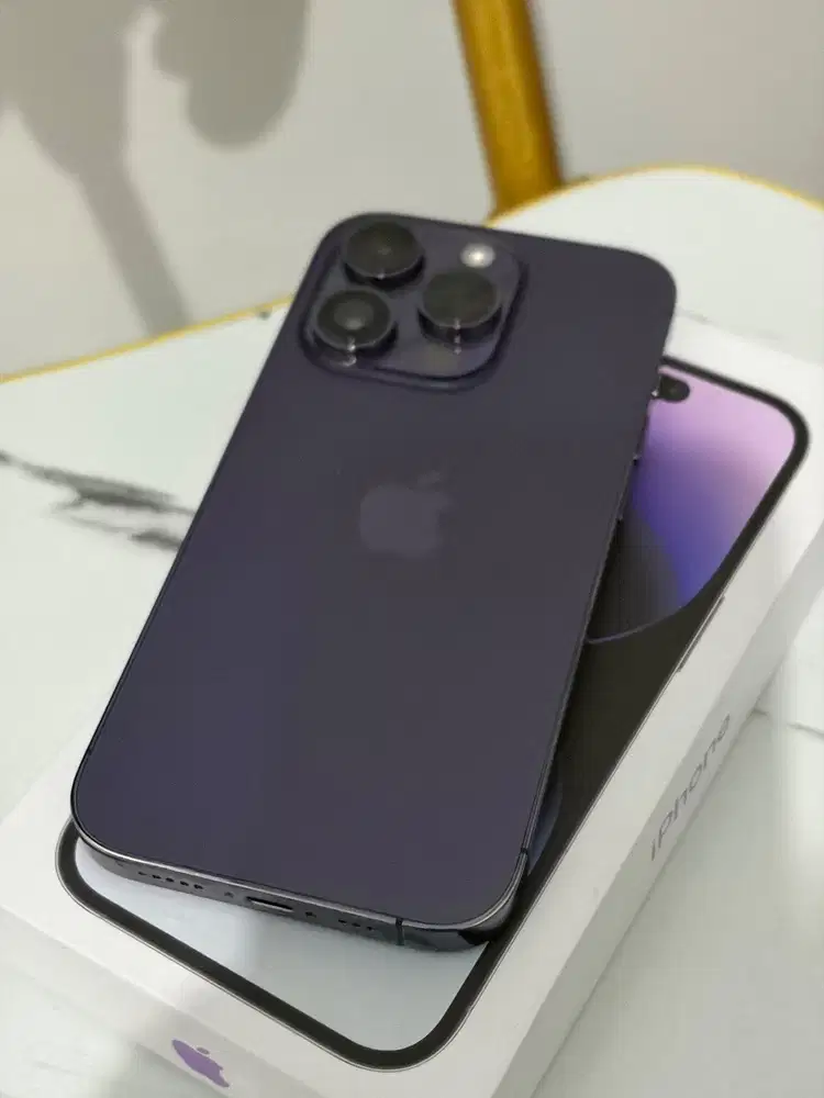 IPHONE 14 Pro purple 256Gb garansi resmi