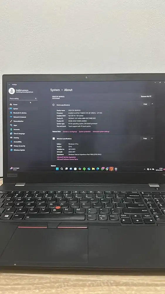 Lenovo Thinkpad T590