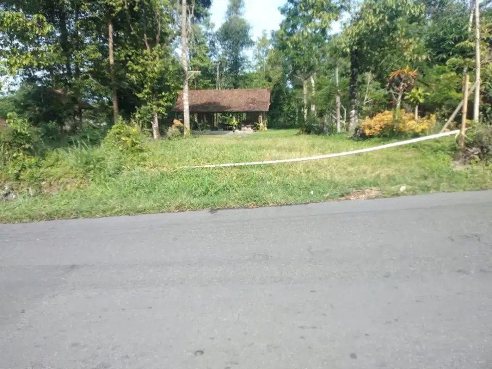 tanah luas area wisata kaliurang cocok untuk villa resort