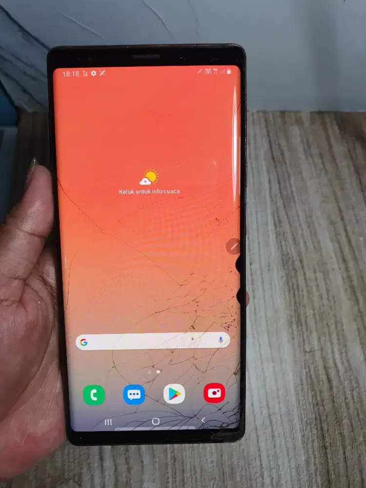 Samsung note 9 ram 6 128