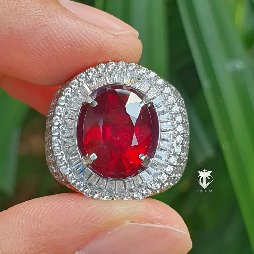 Batu Permata Natural HQ Umbalite Garnet Tanzania 6.38 Ct NTE CGL Memo