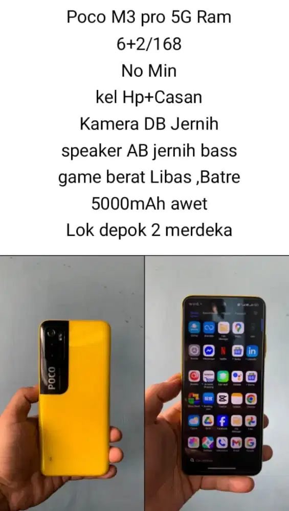 POCO M3 PRO 5G 6+2/168 GB