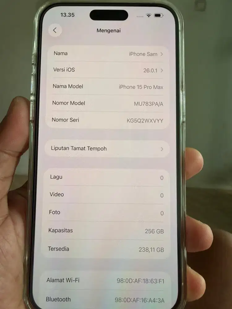 Iphone 15 promax 256gb