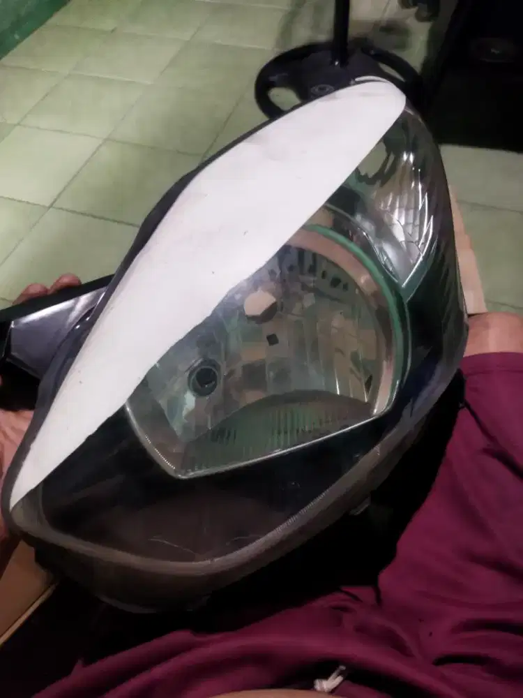 Sepasang headlamp agya 2015 dah 1 pcs llampu blkng agya