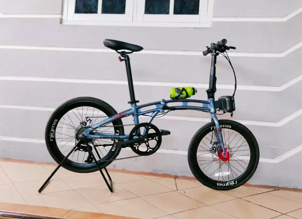 Sepeda lipat merek united nigma II  uk'20+ hrg1,6 jt net kondisi baru