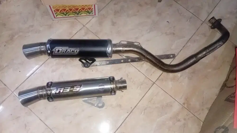 Jual Knalpot Samlong Draco Ori + Leheran Dan A3-S