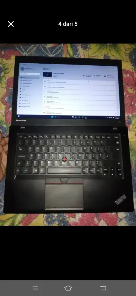 Jual laptop thinkpad t450