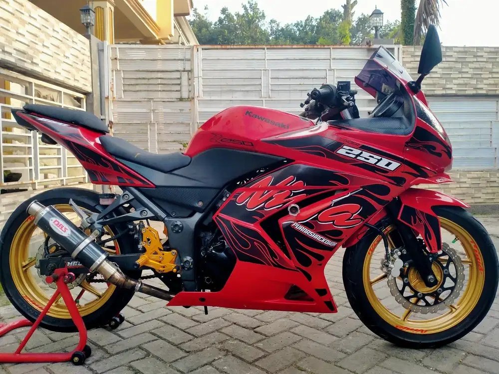 Kawasaki Ninja 250cc 2cylinder lengkap segel kterangan detail dibawah