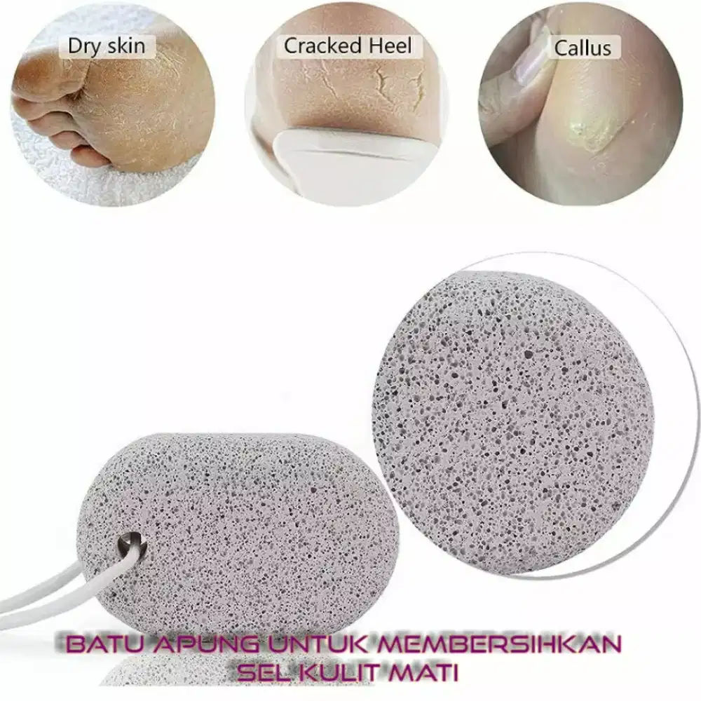 Batu apung untuk perawatan kulit kaki