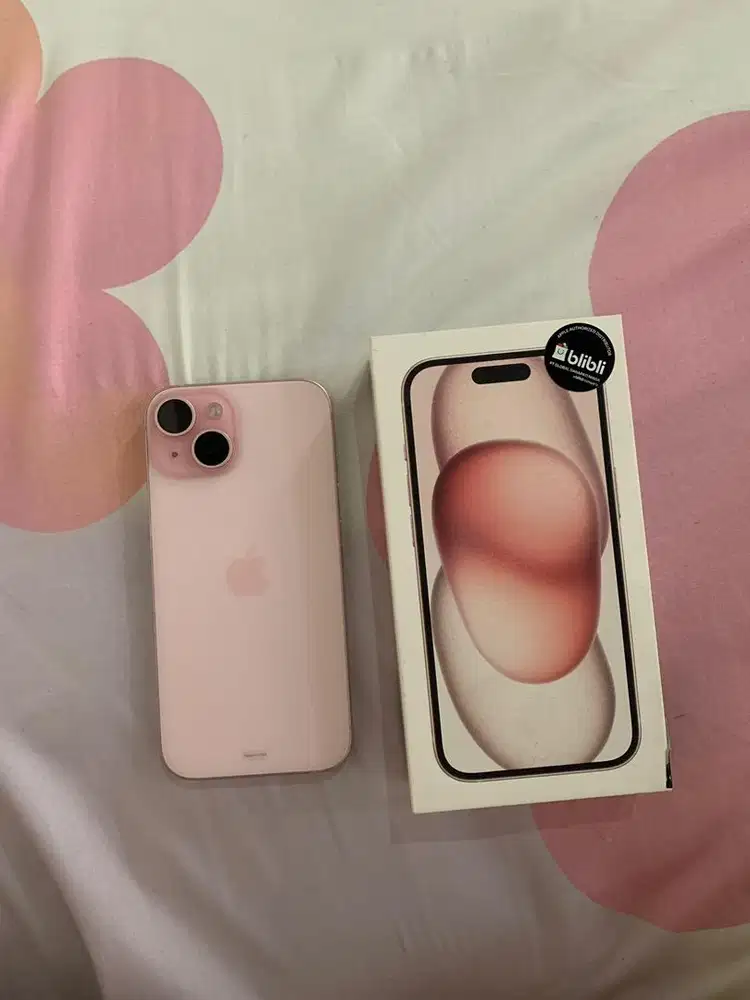 IPHONE 15 PINK 128 GB NEGOIN AJA