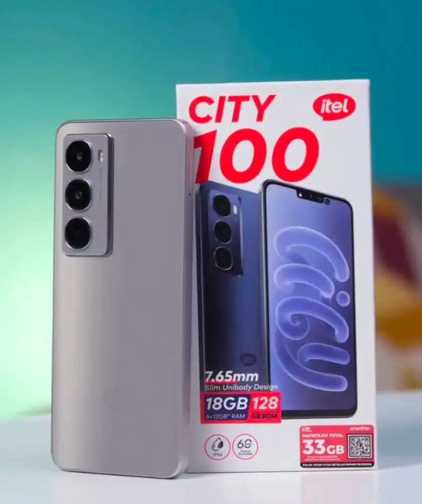ITEL CITY 100 8/128GB NEW SEGEL GARANSI RESMI TERMURAH