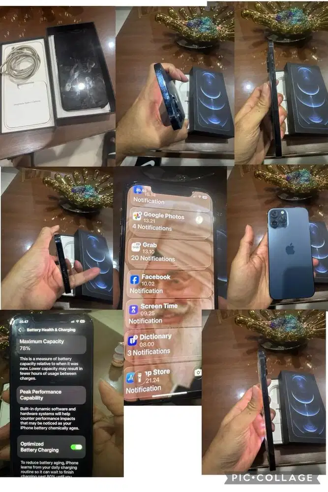 Iphone 12 pro max Blue special edition 512 gb dijual