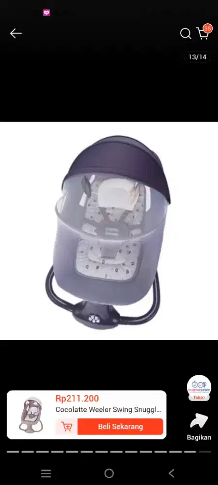 Bouncher snuggli cocolatte